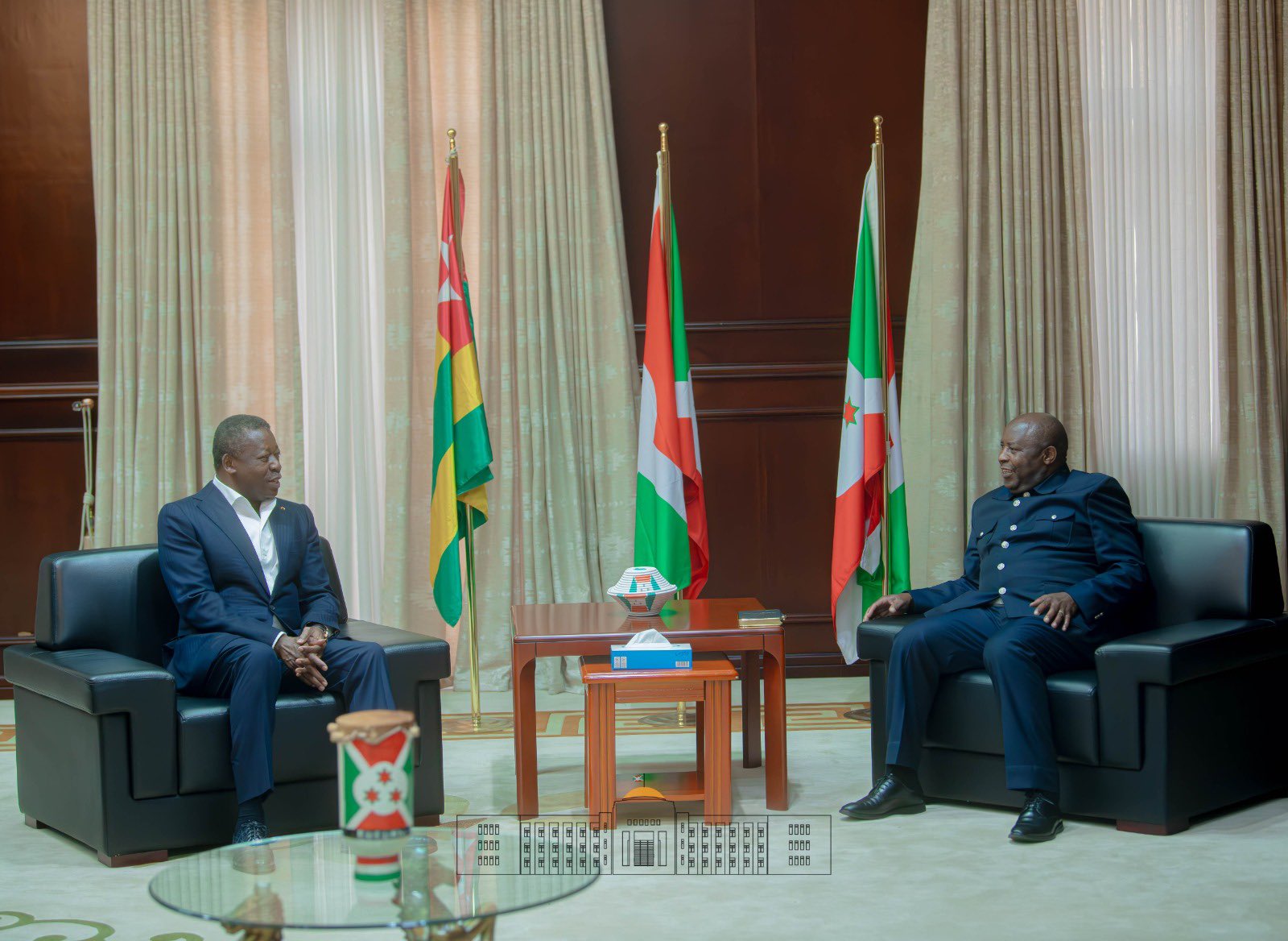 Visite du Président Faure Essozimna Gnassingbé au Burundi