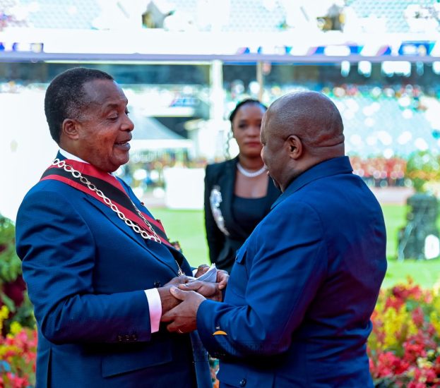 Le Président Ndayishimiye a pris part à la cérémonie d’investiture du Président Sassou N’Guesso