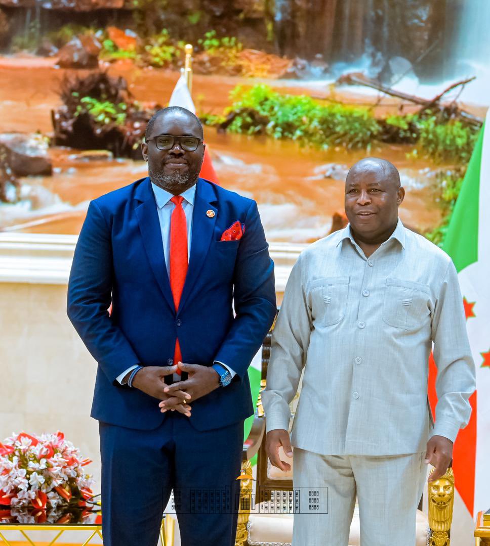 Le Président Évariste Ndayishimiye reçoit en audience le Représentant Résident de l’UNFPA au Burundi