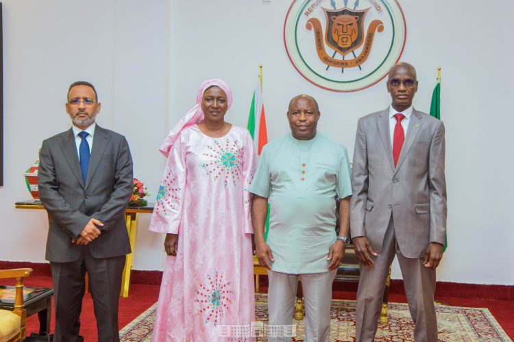 Le Président Ndayishimiye a reçu l’envoyé spécial du Président Mauritanien