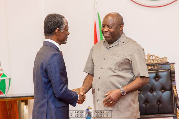 Le Président Ndayishimiye reçoit en audience d’éminentes personnalités africaines et internationales au Palais de Kiriri.