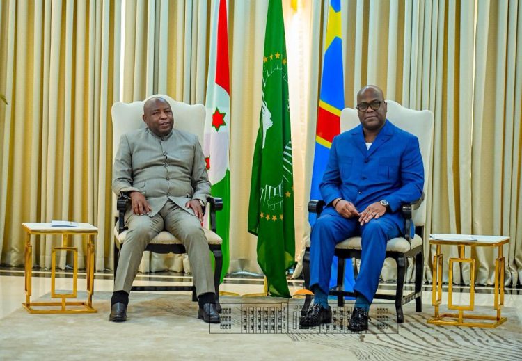 RDC–Burundi : Ndayishimiye et Tshisekedi réaffirment leur engagement pour la paix et la stabilité régionale.