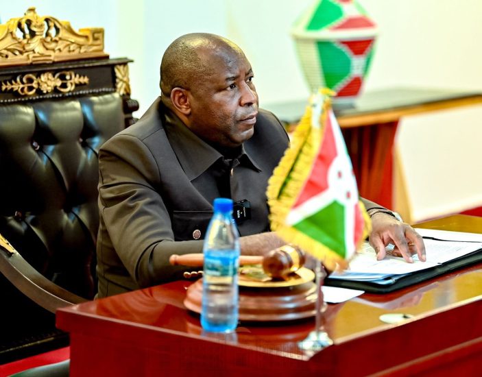 Le Président Ndayishimiye a présidé une réunion virtuelle du Bureau de l’Union Africaine